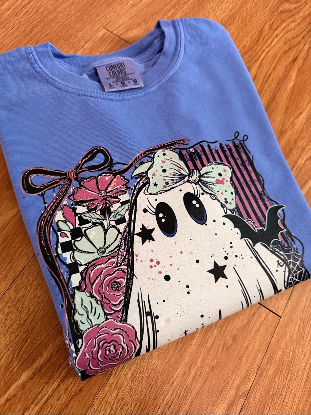 Set of Ghost Graphic Tees for Girls